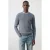 Mango Man katoenen regular fit gebreide trui – middenblauw