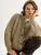 Bianco Lucci Gebreid vest  donkerbeige