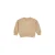 LEVV sweater met backprint – lichtbruin