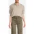Scotch & Soda Cropped Boyfriend Shirt Harvest Gold Stripe