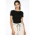 Slim-fit Bootneck Kanten Blouse