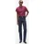 Karl Lagerfeld Retro Straight Denim Pants Dark Blue Denim