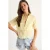 Gestreepte Cropped Shirt met Textuur en Zak