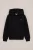 WE Fashion – Jongens vest met capuchon – Regular fit – Zwart – Katoen –