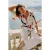 Trendyol Curve Dames Meerkleurig Gestreept Kort Regular fit Grote maten Blouses