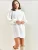 Bianco Lucci Gebreide jurk  wit