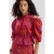 HARPER & YVE gebloemde peplum top roodbruin