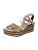 Rieker Sandaal  beige / bruin / zwart / wit