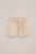 WE Fashion – Meisjes short met embroideries – High waist – Beige – Katoen –