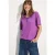 Cecil Dames Tuniek T-shirt in effen kleur in Paars