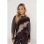 Poools gebreide trui bruin met glitter