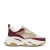 Steve Madden Privy chunky sneakers met strass donkerrood/goud
