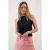 RAIZZED Heather Singlet Deep Black