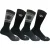 Gelert Heren Crew Socks (Pak van 4) (Zwart)