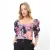 Topstijl 80’s met bloemenprint en gezwollen mouwen