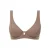 Annadiva Swim niet-voorgevormde beugel bikinitop Sparkling met lurex taupe