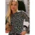 Shirt met lange mouwen van mesh met print