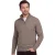 Barbour trui beige effen merinowol opstaande kraag