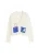 Chinti & Parker Gebreid vest ‘Miffy Pocket Play’  crème / blauw / pitaja roze / offwhite