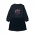 s.Oliver midi sweatjurk met tekst en glitters – donkerblauw