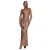 Damesjurk Goddiva Sequin Leaf