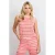FLURESK gestreepte top gebreid roze