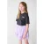 Shoeby T-shirt met backprint antraciet