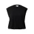 Mou shirt zonder mouwen in interlock jersey met logo en elastische zoom dames s.Oliver