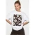 Oversized Bloemen Katoenen T-Shirt