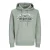 2-hals sweatshirt met capuchon en logo Jack & Jones