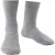 Steven – Heren 1 Paar Merino Wol Sokken met Zachte Boord, Niet-elastische Sokken – Lichtgrijs