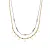 Luxenter Sterling Zilver 925 en 18k goud afwerking Veelkleurig Kristal ketting – Kapac