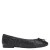 Tommy Hilfiger leren quilted ballerina’s zwart