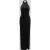Jake*s Cocktail Maxi avondjurk van polyestermix met halter en pijpsplit