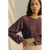 AWARE blousetop – aubergine