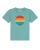 watabout.kids Shirt ‘Retro Sunset Ocean’  turquoise / oranje / bloedrood