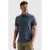 PME Legend regular polo met ingebreid patroon donkerblauw