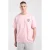 America Today relaxed fit T-shirt met backprint – lichtroze