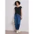 Street One Dames Shirt met overhangende schouder en decoratieve tape in Groen