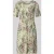 MORE & MORE Knie-lange jurk in all-over look met ronde hals