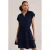 WE Fashion korte jurk donkerblauw
