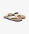 Kurken Teenslippers met Print Wit