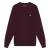 Lyle & Scott rijke bordeauxrode pull-over trui met ronde hals