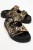 Milana Leer Double‑Strap Sandaal (Women)