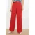 LOLALIZA straight high waist broek rood