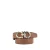 Ferragamo Bruine Kalfsleren Bos Taurus Regular Riem