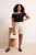 Trendyol Curve Dames Zwart Effen Mouwloos Getailleerd Grote maten Blouses