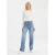 Cora jeans met middelhoge taille en lange pijpen, 5 zakken, mediumblauw