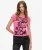 Embellished Punk T-shirt met Kapmouwen Roze