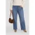 GREAT LOOKS high waist wide leg jeans mid blue